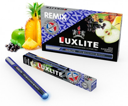 Одноразовое электронное антитабачное устройство APPLE+BLACKCURRANT+PINEAPPLE, Luxlite