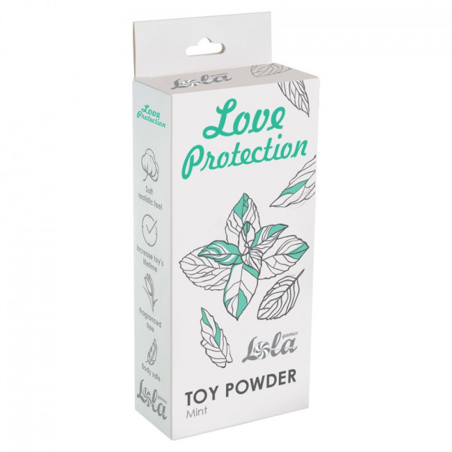 Пудра для игрушек Love Protection с ароматом мяты - 30 гр., Lola toys