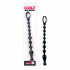 Анальная чёрная цепочка COLT Max Beads - 28 см., California Exotic Novelties
