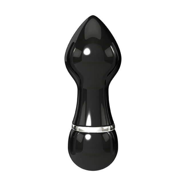 Чёрный алюминиевый вибратор BLACK SMALL - 7,5 см., Pipedream Чёрный алюминиевый вибратор BLACK SMALL - 7,5 см., Pipedream