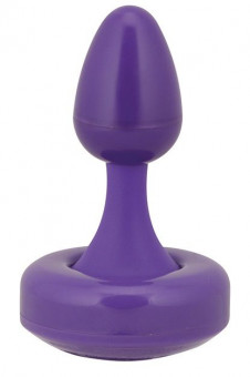 Вибромассажер для анальной стимуляции FLEXI HEAD 10 FUNCTION BUTT PLUG - 8,9 см., NMC