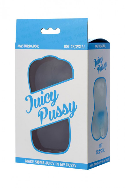 Прозрачный реалистичный мастурбатор Juicy Pussy Hot Crystal, ToyFa