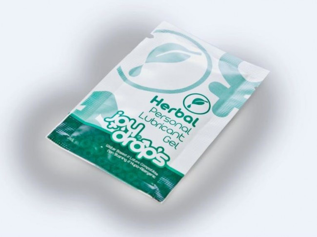 Пробник смазки на водной основе JoyDrops Herbal - 5 мл., JoyDrops Пробник смазки на водной основе JoyDrops Herbal - 5 мл., JoyDrops