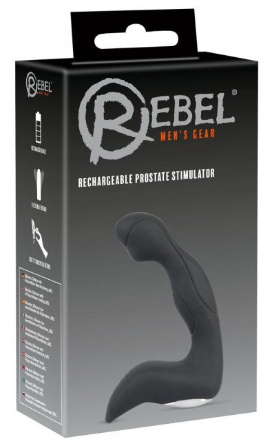 Черный вибростимулятор простаты Rechargeable Prostate Stimulator, Orion Черный вибростимулятор простаты Rechargeable Prostate Stimulator, Orion