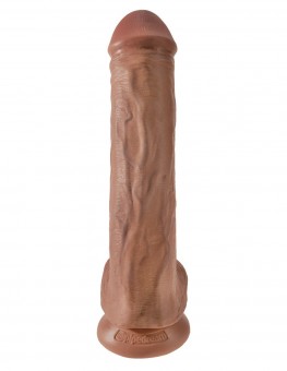 Фаллоимитатор-мулат на присоске 13" Cock with Balls - 35,6 см., Pipedream