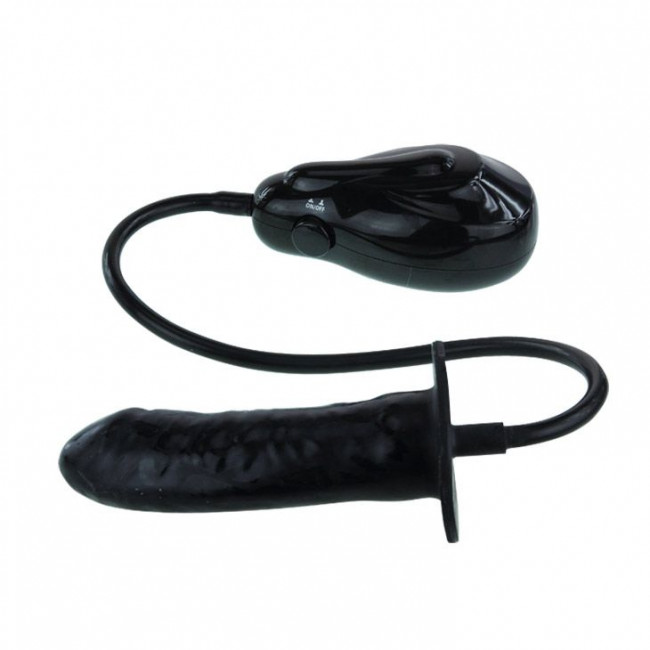Расширяющийся вибратор Bigger Joy - 15,5 см., Baile