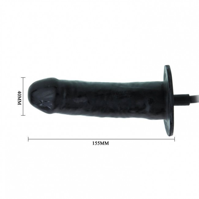 Расширяющийся вибратор Bigger Joy - 15,5 см., Baile