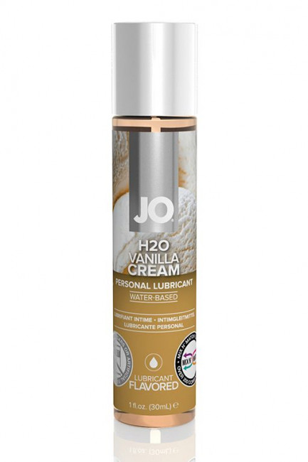 Ароматизированный лубрикант на водной основе JO Flavored Vanilla H2O - 30 мл., System JO