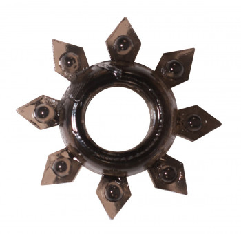 Чёрное эрекционное кольцо Rings Gear, Lola toys