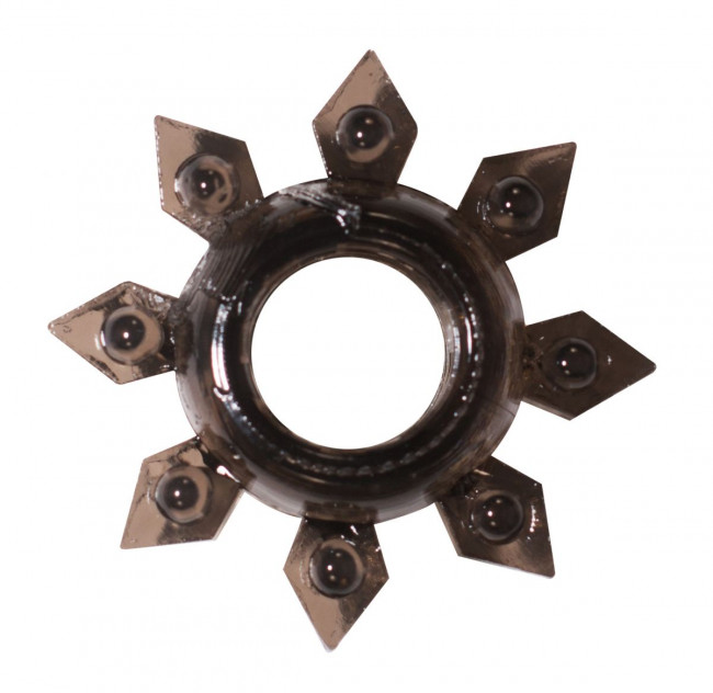Чёрное эрекционное кольцо Rings Gear, Lola toys