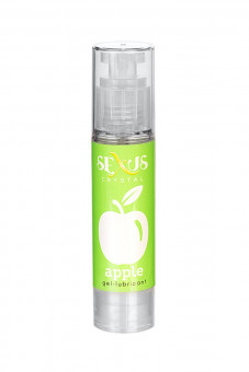 Увлажняющий лубрикант с ароматом яблока Crystal Apple - 60 мл., Sexus