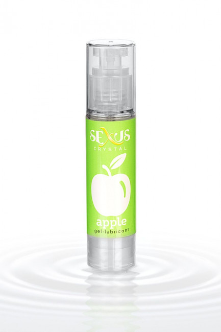 Увлажняющий лубрикант с ароматом яблока Crystal Apple - 60 мл., Sexus Увлажняющий лубрикант с ароматом яблока Crystal Apple - 60 мл., Sexus