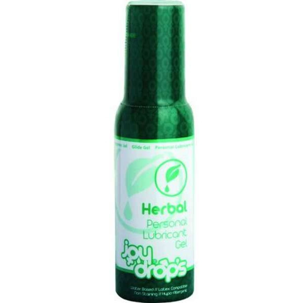 Смазка на водной основе JoyDrops Herbal - 100 мл., JoyDrops