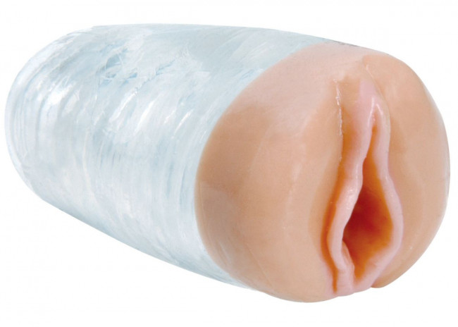 Прозрачная вагина  CyberSkin Ice Action-View Pussy Stroker, Topco Sales