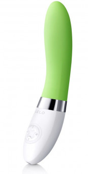 Перезаряжаемый вибромассажер Liv 2 Lime Green цвета лайма - 17,4 см., Lelo