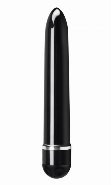 Чёрный классический вибратор Le Reve Slimline - 17,1 см., Pipedream