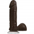 Реалистичный чернокожий фаллос The Realistic Cock 6” with Removable Vac-U-Lock Suction Cup - 19,8 см., Doc Johnson