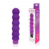 Фиолетовый силиконовый вибратор-елочка Cosmo - 15 см., Bior toys