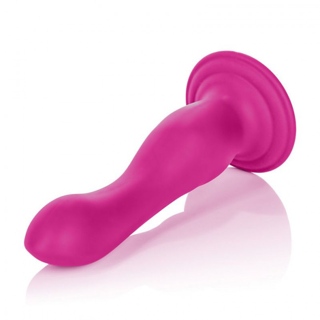 Розовый вибратор-насадка на присоске Rechargeable Love Rider Wireless Curve - 16,5 см., California Exotic Novelties Розовый вибратор-насадка на присоске Rechargeable Love Rider Wireless Curve - 16,5 см., California Exotic Novelties