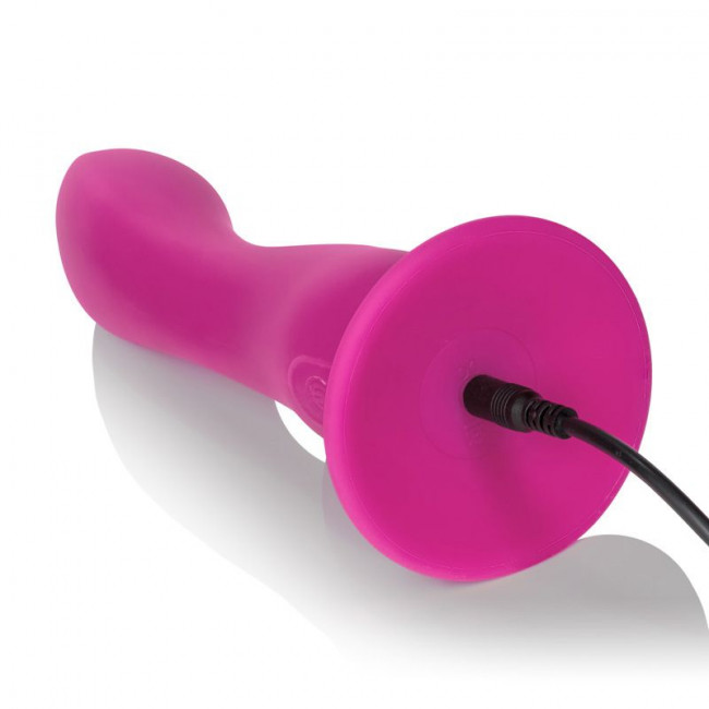 Розовый вибратор-насадка на присоске Rechargeable Love Rider Wireless Curve - 16,5 см., California Exotic Novelties Розовый вибратор-насадка на присоске Rechargeable Love Rider Wireless Curve - 16,5 см., California Exotic Novelties