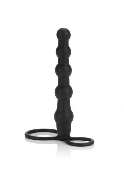 Насадка на пенис для двойного проникновения Silicone Beaded Double Rider - 14 см., California Exotic Novelties Насадка на пенис для двойного проникновения Silicone Beaded Double Rider - 14 см., California Exotic Novelties