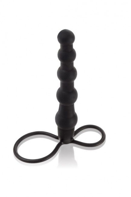Насадка на пенис для двойного проникновения Silicone Beaded Double Rider - 14 см., California Exotic Novelties Насадка на пенис для двойного проникновения Silicone Beaded Double Rider - 14 см., California Exotic Novelties
