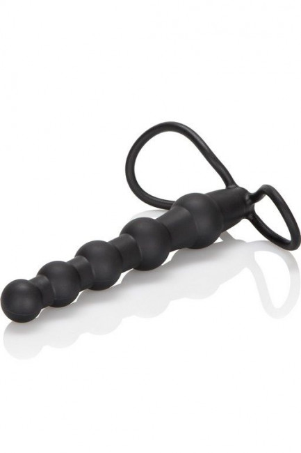 Насадка на пенис для двойного проникновения Silicone Beaded Double Rider - 14 см., California Exotic Novelties Насадка на пенис для двойного проникновения Silicone Beaded Double Rider - 14 см., California Exotic Novelties