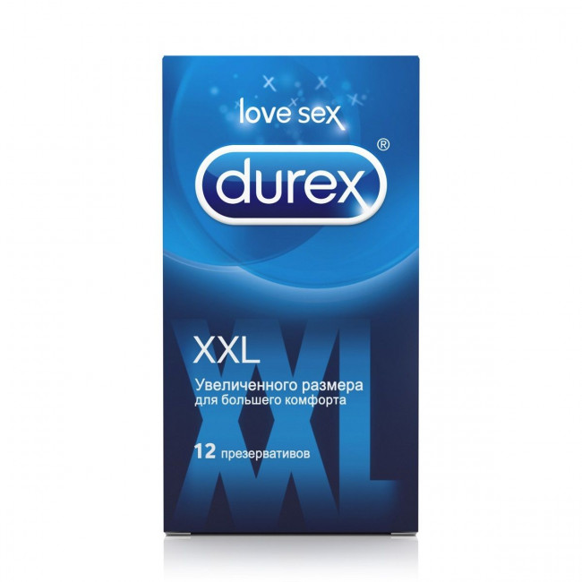 Презервативы увеличенного размера Durex XXL - 12 шт., Durex