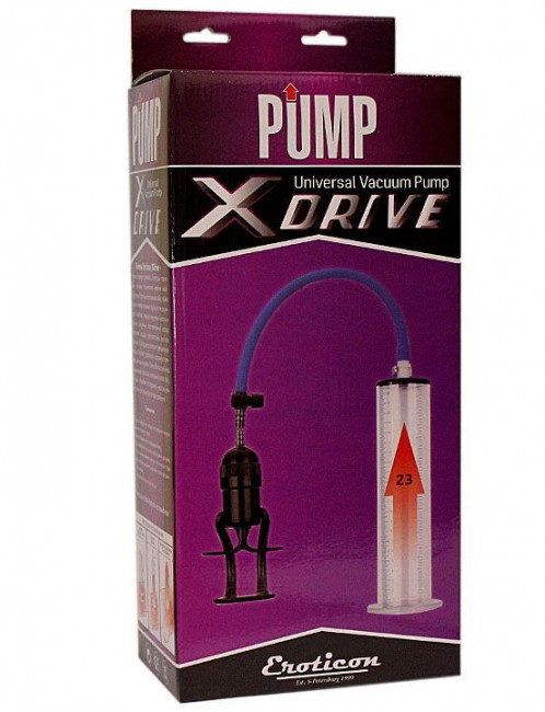 Мужская вакуумная помпа Eroticon PUMP X-Drive с обратным клапаном, Eroticon