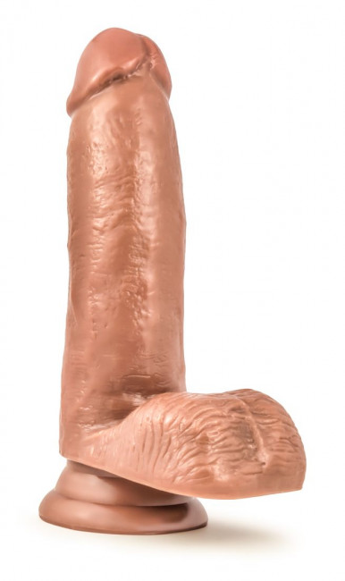 Фаллоимитатор-мулат с присоской Loverboy Manny The Fireman - 17,8 см., Blush Novelties
