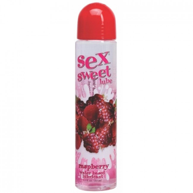 Вкусовой лубрикант с ароматом малины Sex Sweet Lube - 197 мл., Topco Sales