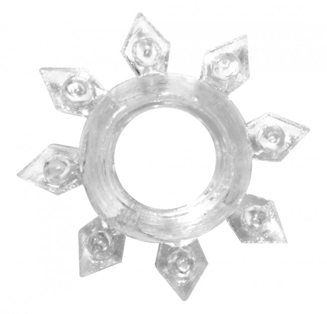 Прозрачное эрекционное кольцо Rings Gear, Lola toys