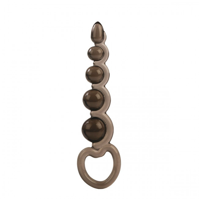 Упругая гибкая кофейная цепочка Basic Essentials Beaded Probes - 14 см., California Exotic Novelties