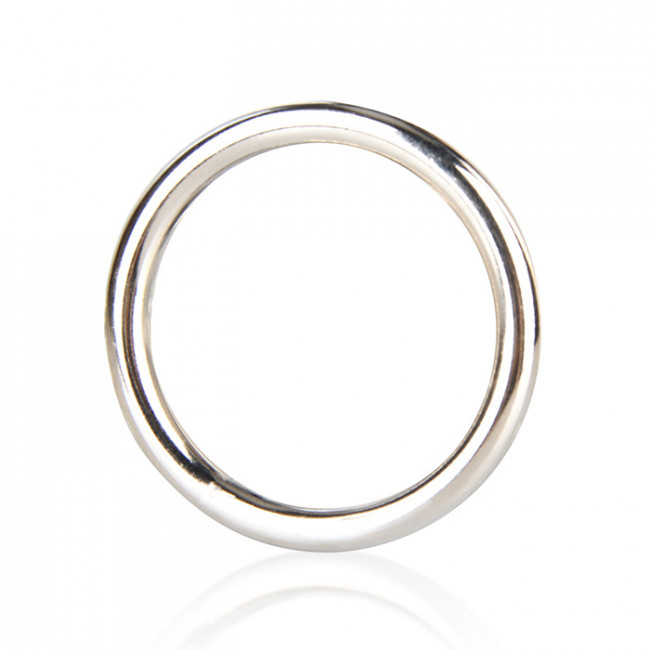 Стальное эрекционное кольцо STEEL COCK RING - 4.5 см., BlueLine