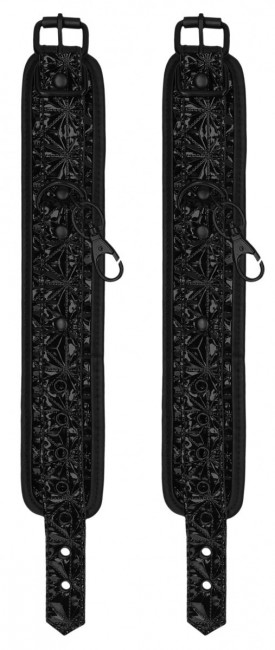 Черные поножи с распоркой Luxury Spreader Bar