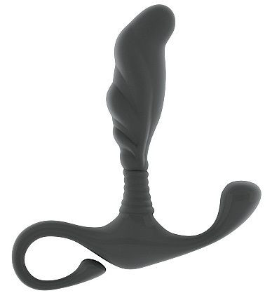 Серый анальный массажер простаты Prostate Massager No.27 - 12,5 см., Shots Media BV Серый анальный массажер простаты Prostate Massager No.27 - 12,5 см., Shots Media BV