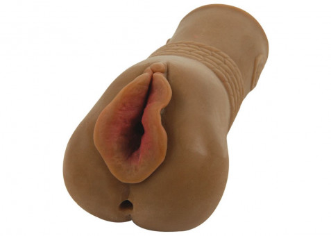 Ручной мастурбатор-мулатка с вагиной и анусом CyberStroker Pussy and Ass, Topco Sales