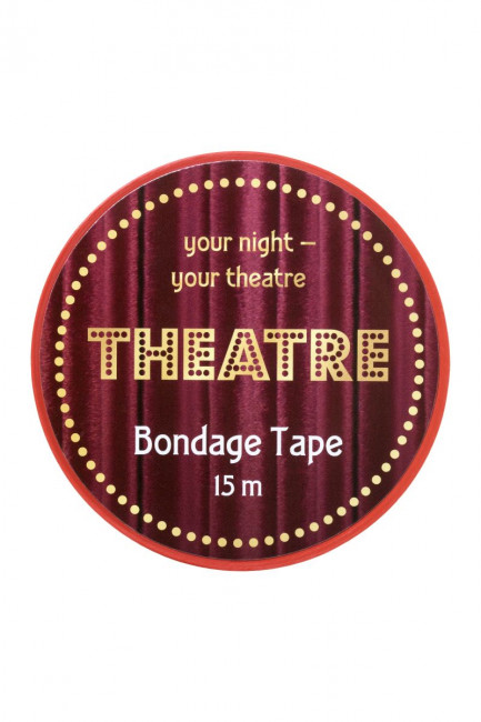 Красный бондажный скотч TOYFA Theatre - 15 м., ToyFa