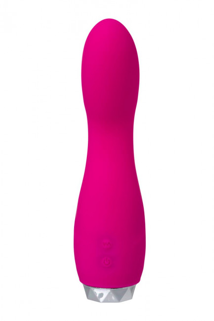 Розовый вибратор L'EROINA - 15,5 см., ToyFa