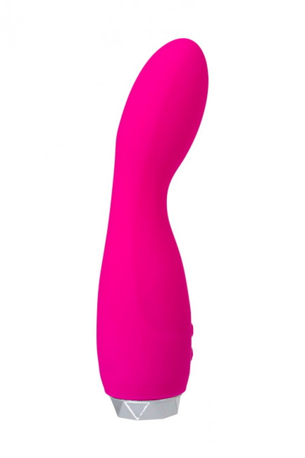 Розовый вибратор L'EROINA - 15,5 см., ToyFa