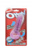 Фиолетовое эрекционное кольцо с вибрацией и пальчиком OYEAH PURPLE, Screaming O