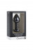 Чёрная анальная пробка Fashionable Buttplug - 10 см., Shots Media BV