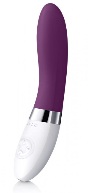 Фиолетовый перезаряжаемый вибромассажер Liv 2 Plum - 17,4 см., Lelo