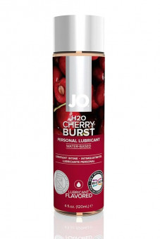 Лубрикант на водной основе с ароматом вишни JO Flavored Cherry Burst - 120 мл., System JO