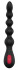 Черный вибромассажер для анальной стимуляции ANAL FLEXI BEADS - 21 см.