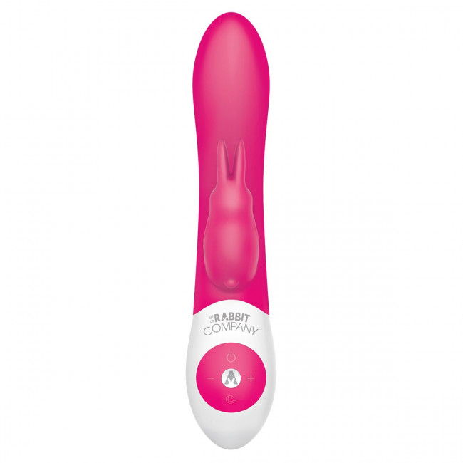 Розовый вибратор The Come Hither Rabbit XL с "манящим" эффектом, The Rabbit Company