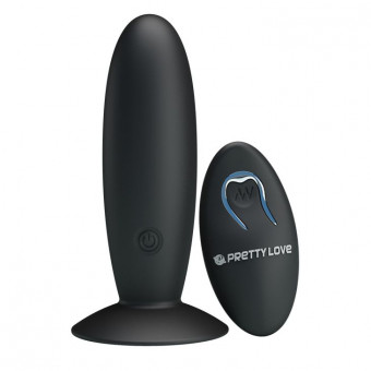 Анальная пробка с вибрацией и пультом управления Remote Control Vibrating Plug - 11 см., Baile