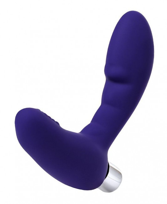 Фиолетовый вибростимулятор простаты Bruman - 12 см., ToyFa