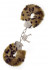 Леопардовые наручники METAL HANDCUFF WITH PLUSH LEOPARD, Dream Toys