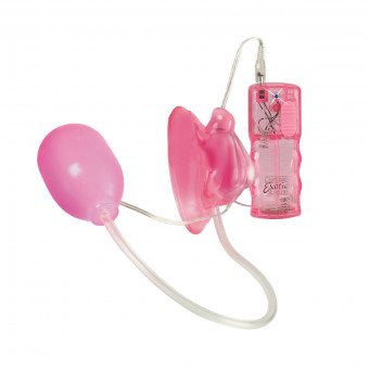 Клиторальный стимулятор с вакуумной помпой Vibro Pussy Sucker, California Exotic Novelties
